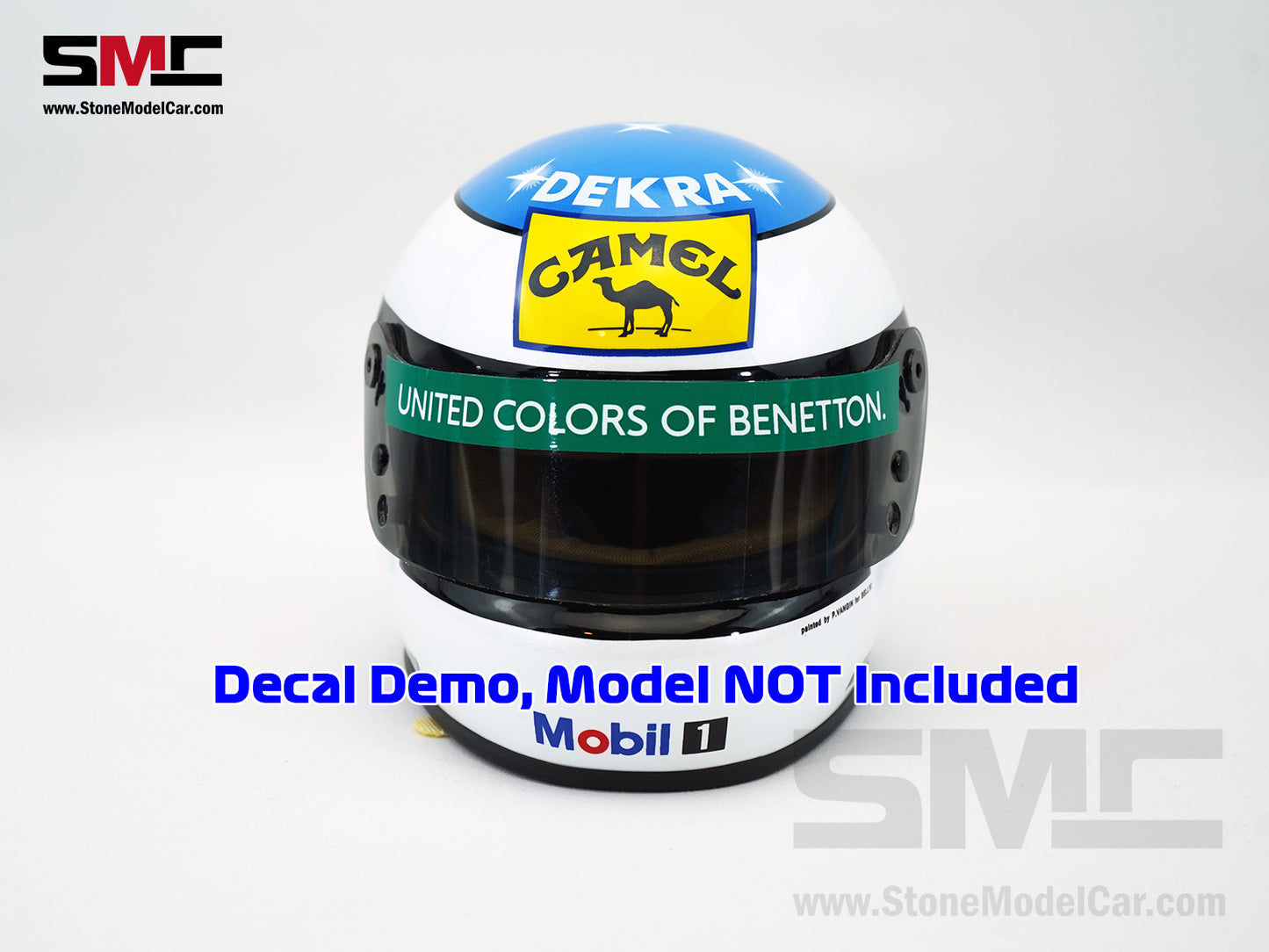 Camel Decal for Benetton Ford F1 B192 #19 Michael Schumacher Belgian GP Spa 1992 1st Creer Win 1:2 Helmet