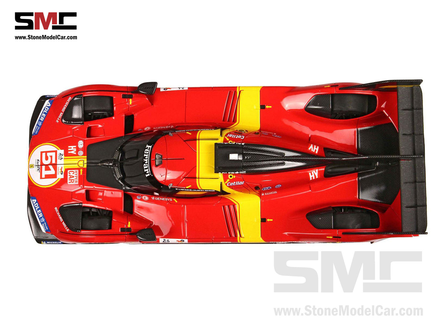 Ferrari 499P #51 AF CORSE Winner 24H Le Mans 2023 BBR 1:18 P18235 Special Pack