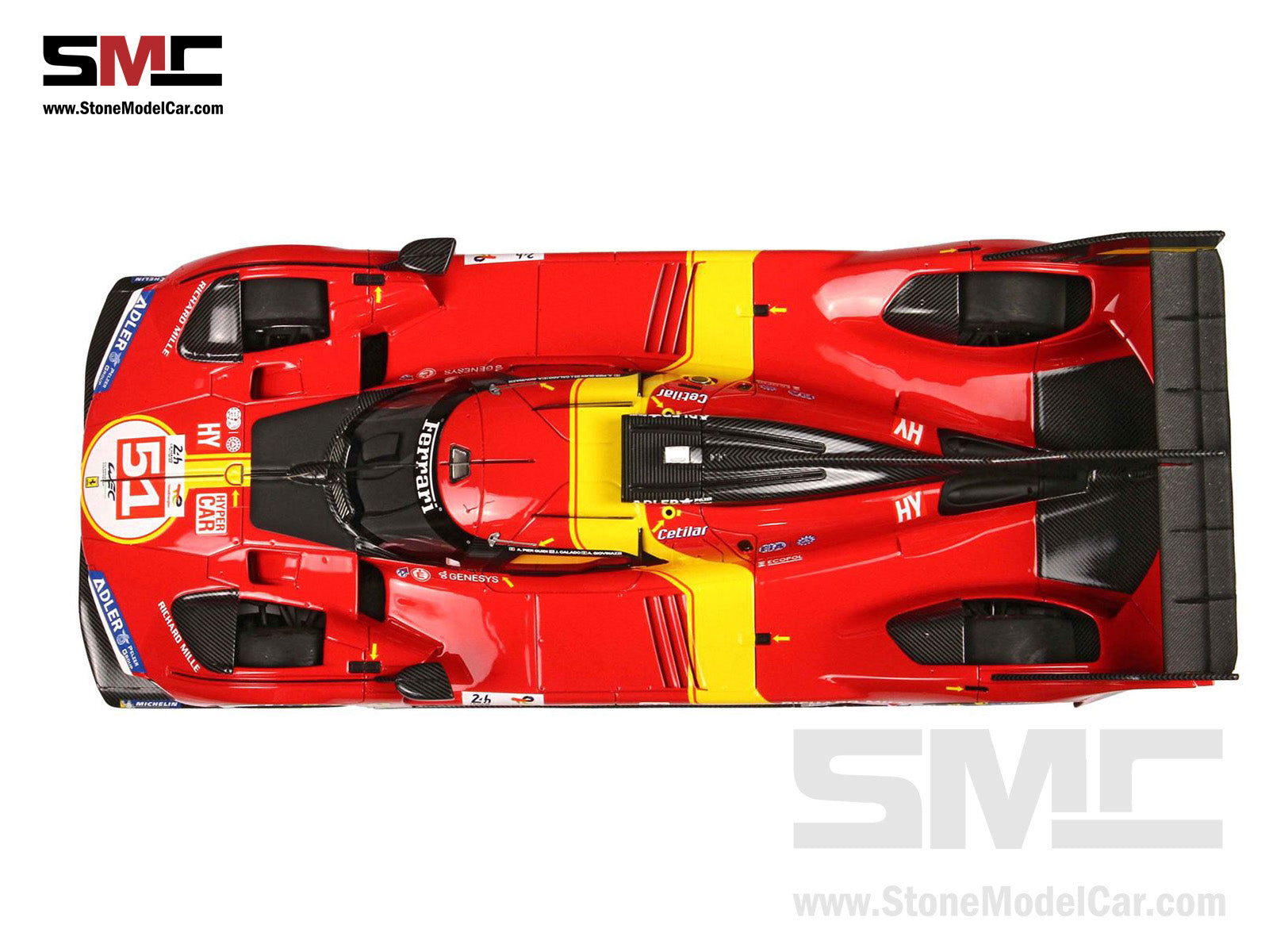 BBR 1/18 FERRARI 499P HYPERCAR POLE POSITION 24H LE MANS 2023 - P18226 BBR 1/18 FERRARI 499P HYPERCAR POLE POSITION 24H LE MANS 2023 - P18226