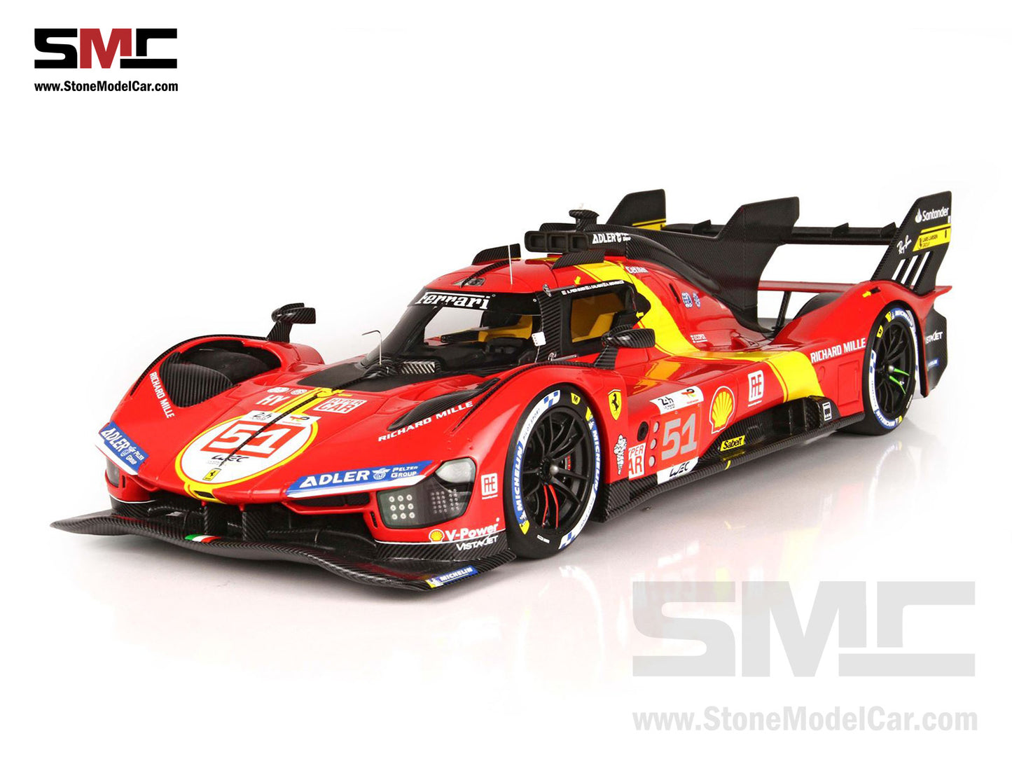 Ferrari 499P #51 AF CORSE Winner 24H Le Mans 2023 BBR 1:18 P18235 Special Pack