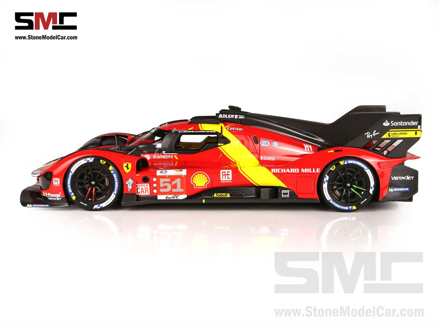 Ferrari 499P #51 AF CORSE Winner 24H Le Mans 2023 BBR 1:18 P18235 Special Pack