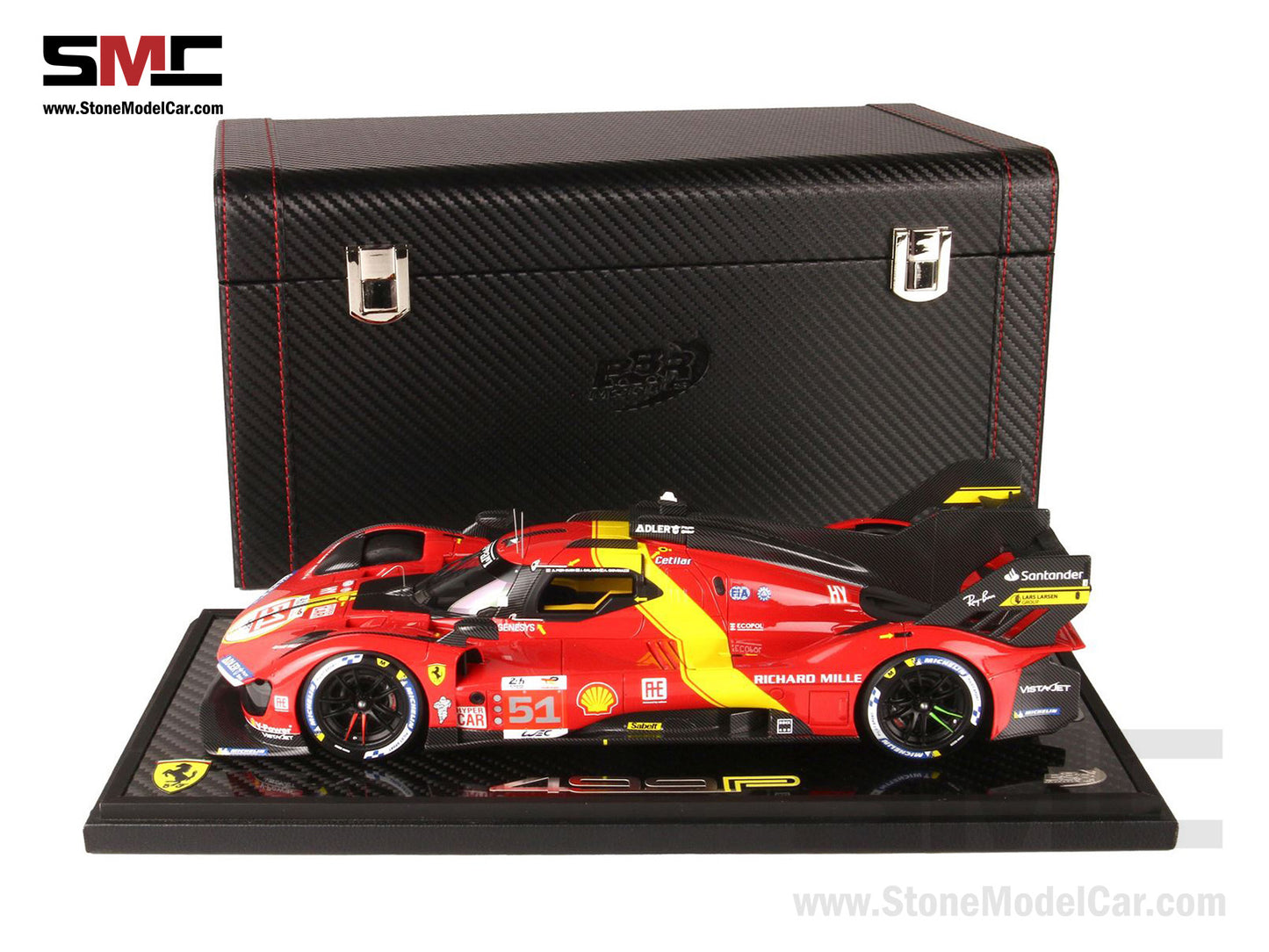 Ferrari 499P #51 AF CORSE Winner 24H Le Mans 2023 BBR 1:18 P18235 Special Pack