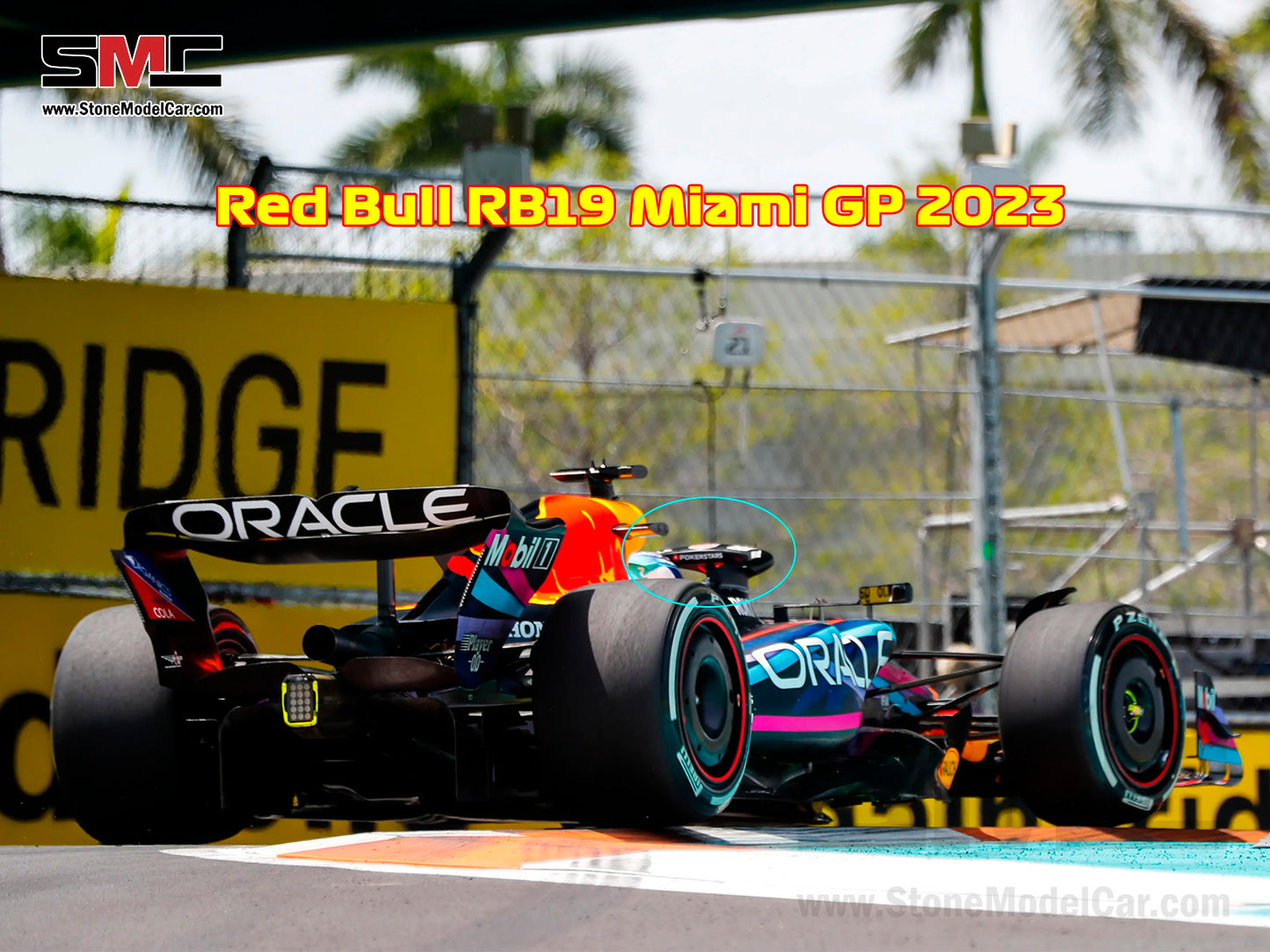 Decal for Red Bull F1 RB19 #1 Max Verstappen US Las Vegas / Miami / Austin / Monaco / Canada GP 2023 1:43 Spark & MINICHAMPS