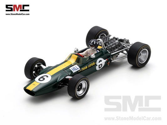 Lotus F1 Type 49 #6 Graham Hill British GP 1967 Home Race Spark 1:43 S6360