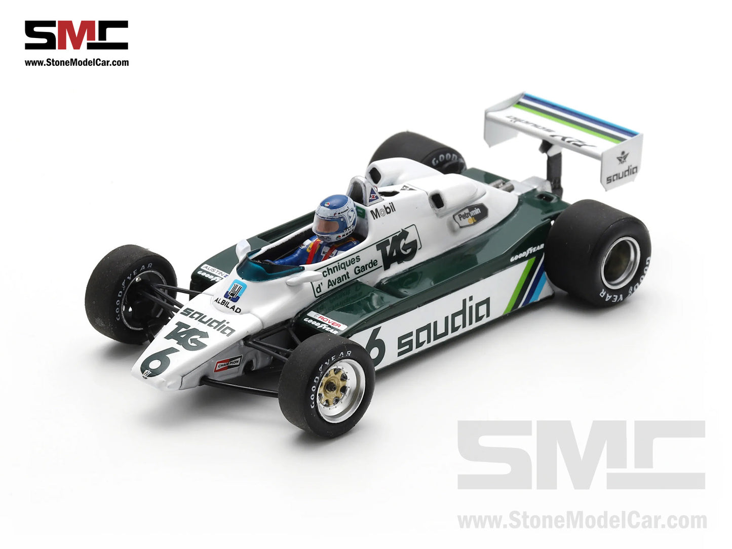 Williams F1 FW08 #6 Keke Rosberg German GP 1982 World Champion Spark 1:43 S7499
