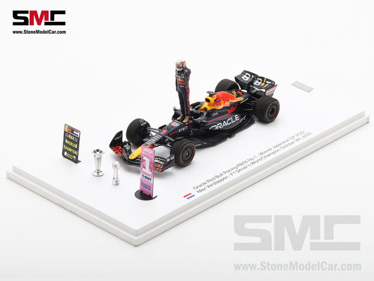 [Pre-Order] 2022 World Champion #1 Max Verstappen Red Bull F1 RB18 Winner Japan GP Spark 1:43 Figure Special