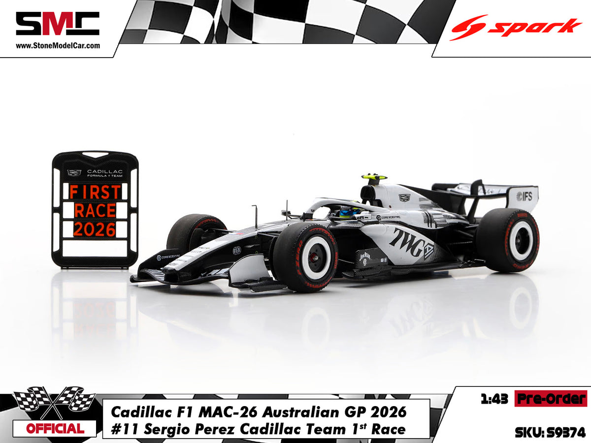 [Pre-Order] Cadillac F1 MAC-26 #11 Sergio Perez Australian GP 2026 1st Race Spark 1:43 S9374