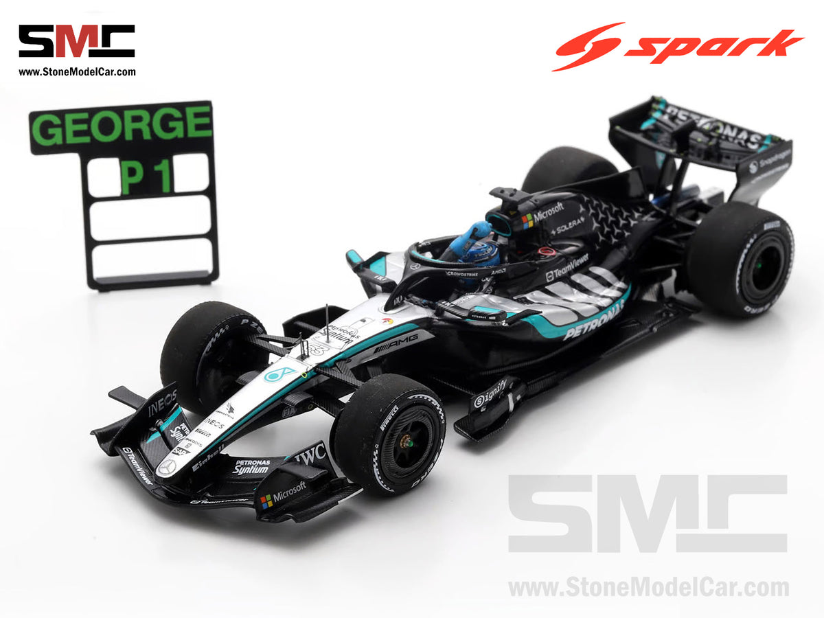 Mercedes F1 W17 #63 George Russell Australian GP 2026 Winner Spark 1:43 S9380