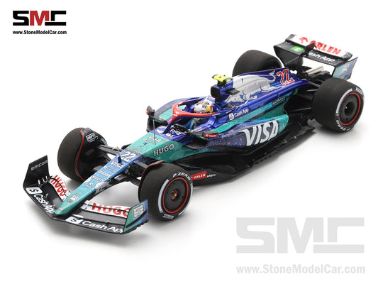 Visa Cash App RB F1 VCARB 01 #22 Yuki Tsunoda Las Vegas GP 2024 Special Livery Spark 1:43 S9548