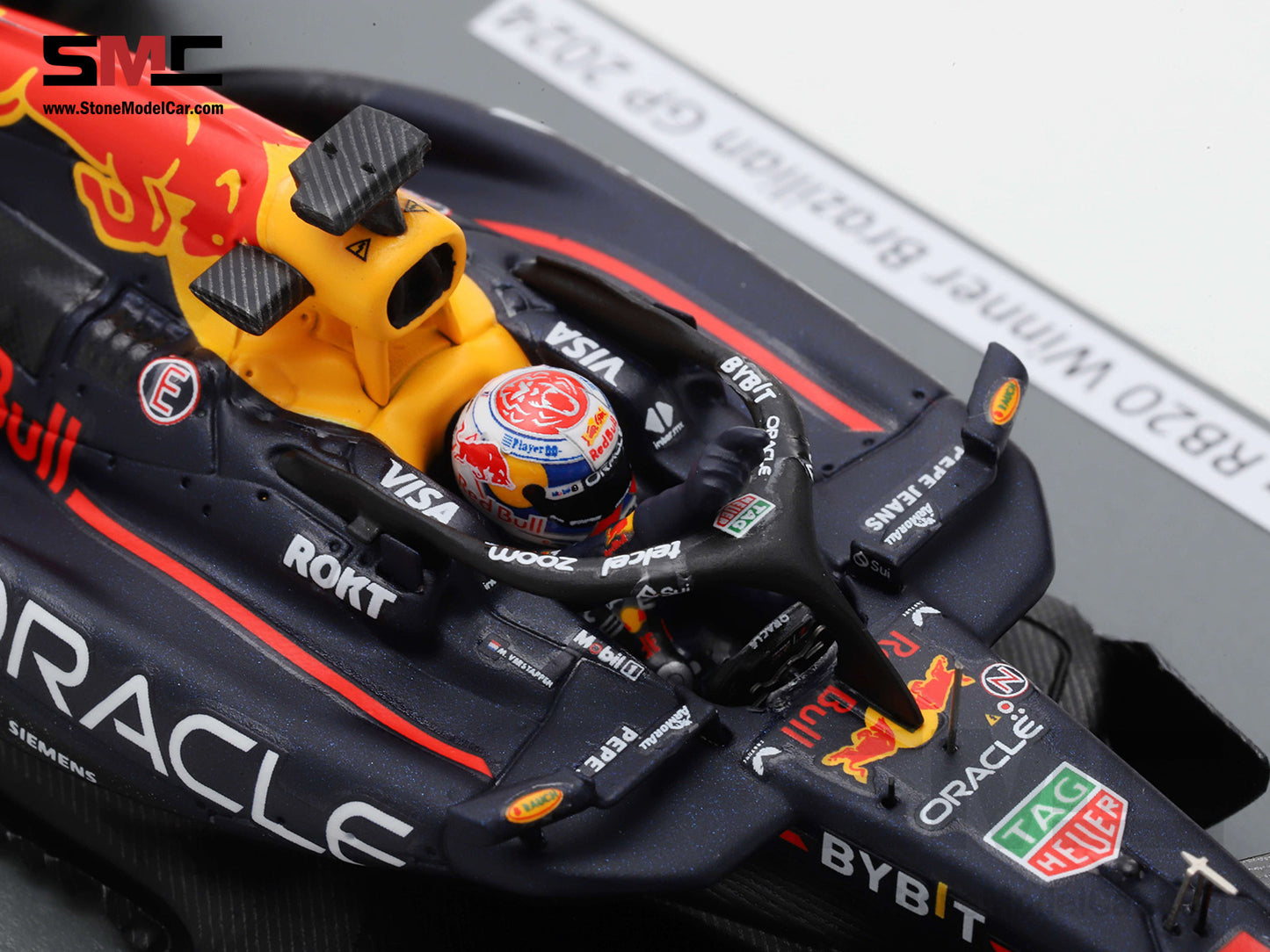 [Pre-Order] Red Bull F1 RB20 #1 Max Verstappen Brazil GP Winner 2024 World Champion Spark 1:43 S9550