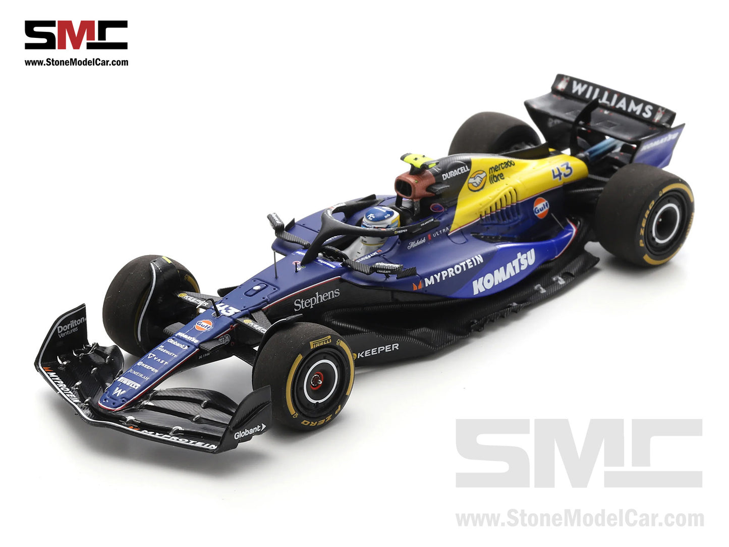 Williams F1 FW46 #43 Franco Colapinto Mexico GP 2024 Special Livery 1:43 Spark S9554