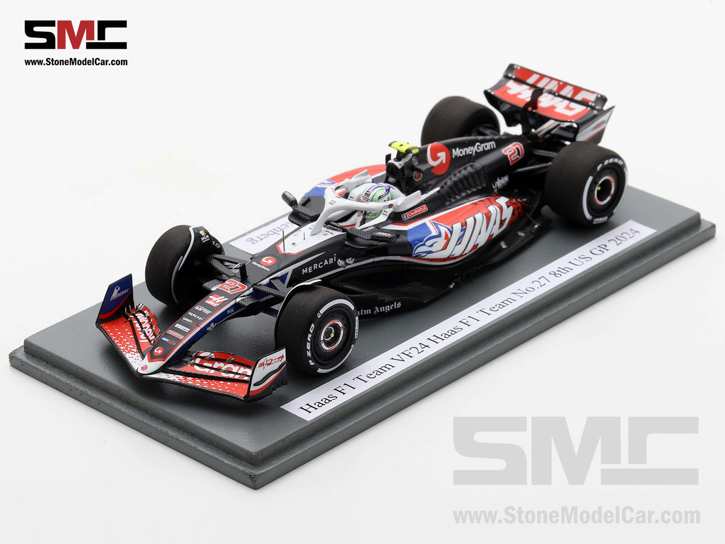 [Pre-Order] Haas F1 Team VF-24 #27 Nico Hulkenberg US Austin GP 2024 Special Livery 1:43 Spark S9557