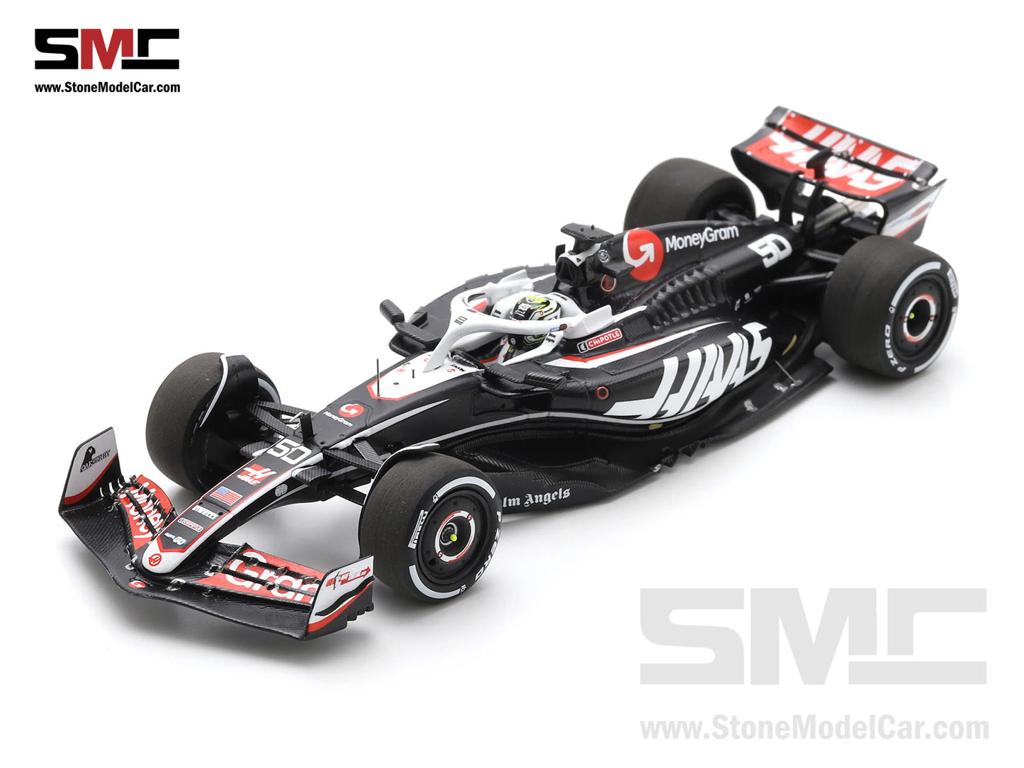 [Pre-Order] Haas F1 Team VF-24 #50 Oliver Bearman Azerbaijan GP 2024 10th 1:43 Spark S9563
