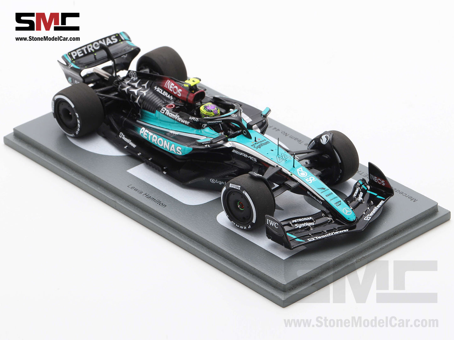 [Pre-Order] Mercedes F1 W15 #44 7x World Champion Lewis Hamilton Singapore GP 2024 350th Race 1:43 Spark S9570