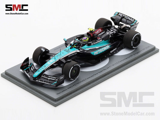[Pre-Order] Mercedes F1 W15 #44 7x World Champion Lewis Hamilton Singapore GP 2024 350th Race 1:43 Spark S9570