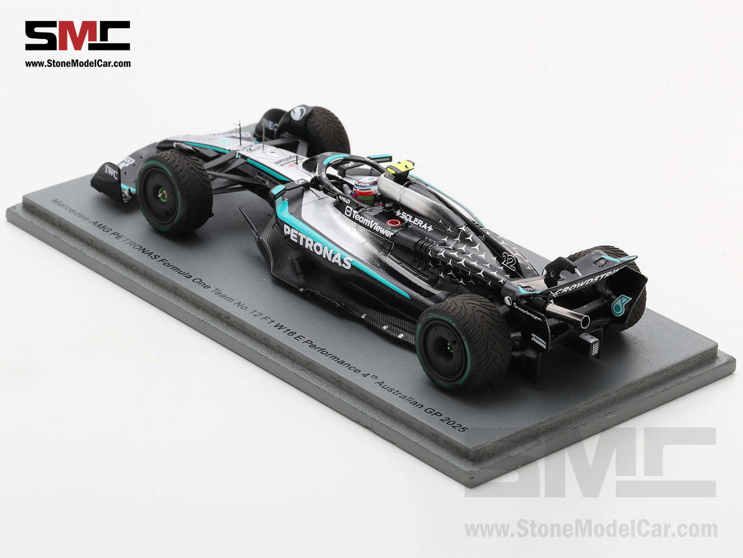 [Pre-Order] Mercedes F1 W16 #12 Kimi Antonelli Australian GP 2025 4th Spark 1:43 S9573