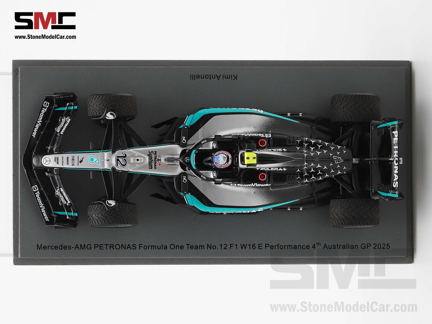 [Pre-Order] Mercedes F1 W16 #12 Kimi Antonelli Australian GP 2025 4th Spark 1:43 S9573