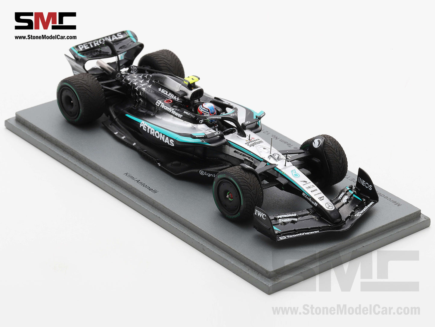 [Pre-Order] Mercedes F1 W16 #12 Kimi Antonelli Australian GP 2025 4th Spark 1:43 S9573