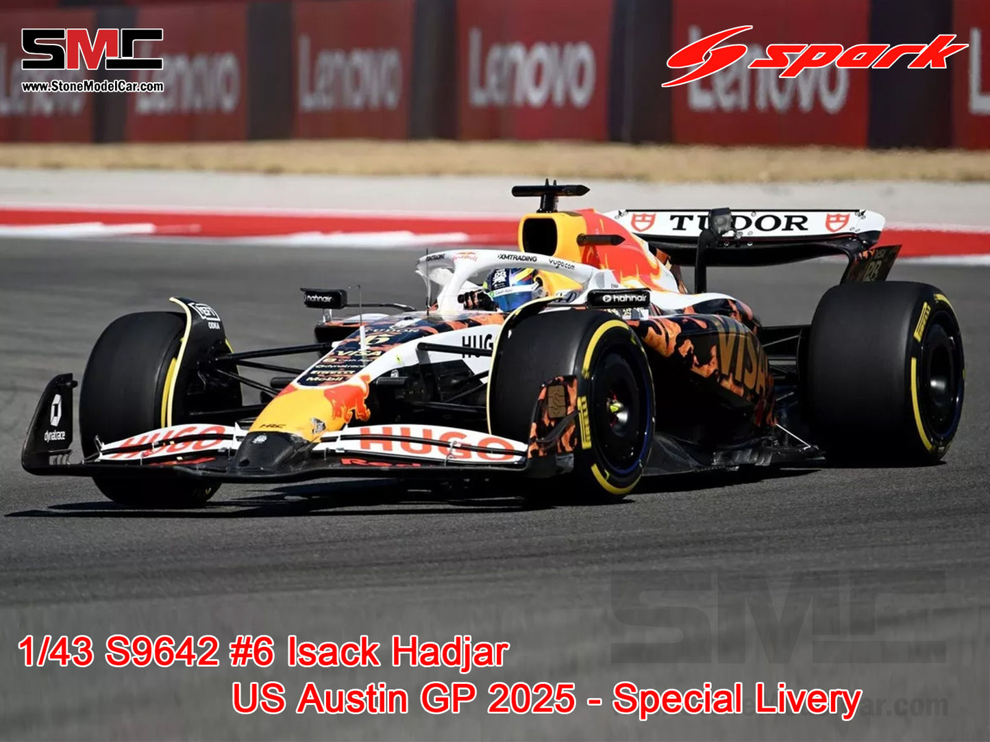 [Pre-Order] Visa Cash App RB F1 VCARB 02 #6 Isack Hadjar US Austin GP 2025 Spark 1:43 S9642