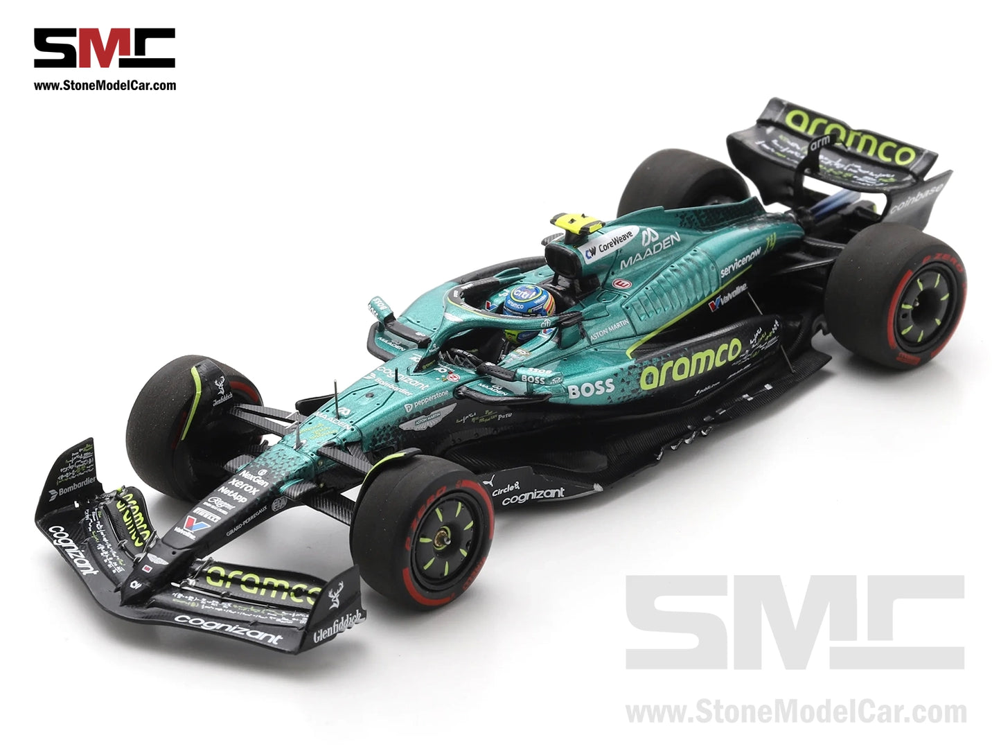 Aston Martin F1 AMR25 #14 Fernando Alonso US Austin GP 2025 Special Livery Spark 1:43 S9648