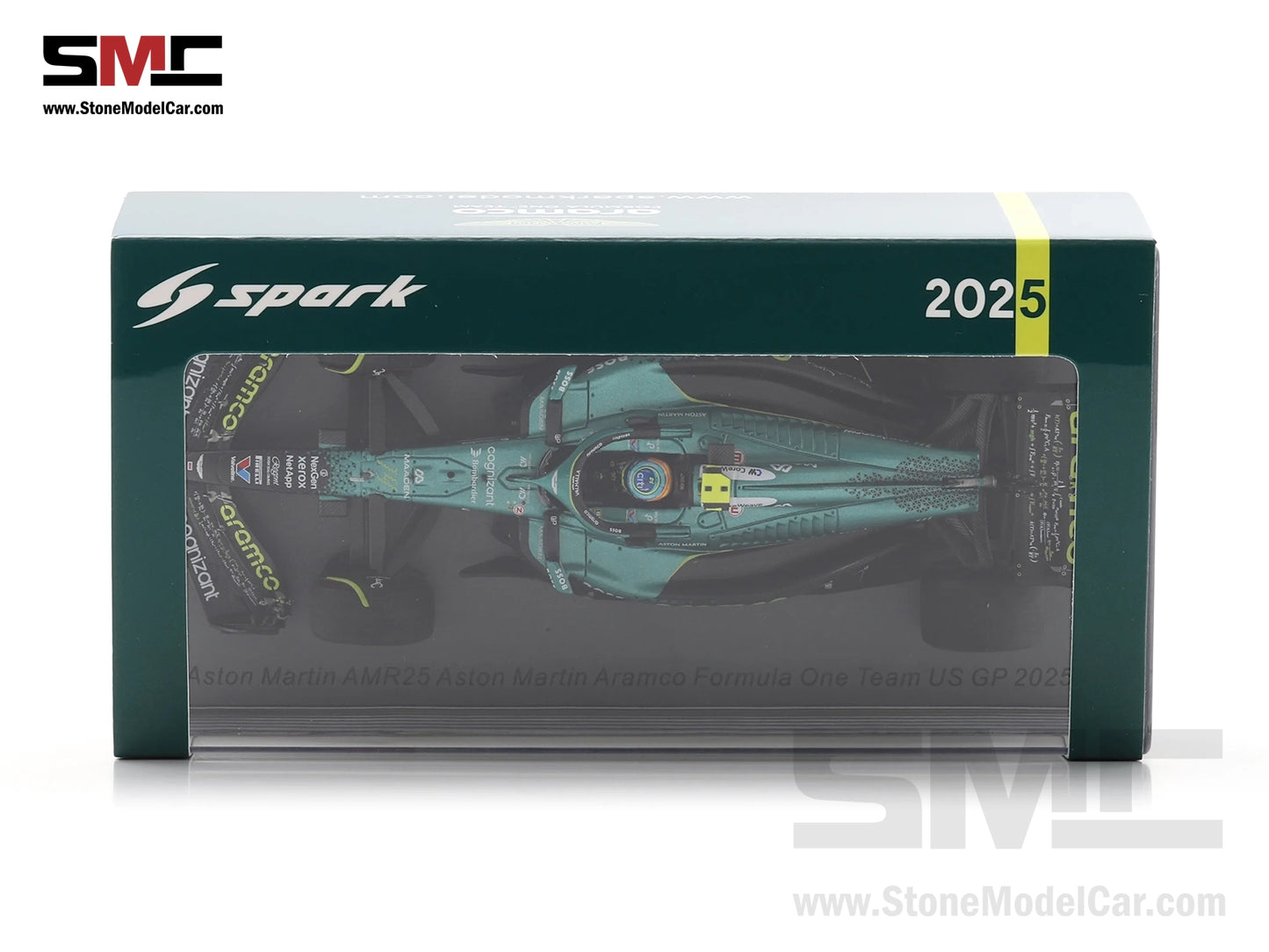 Aston Martin F1 AMR25 #14 Fernando Alonso US Austin GP 2025 Special Livery Spark 1:43 S9648