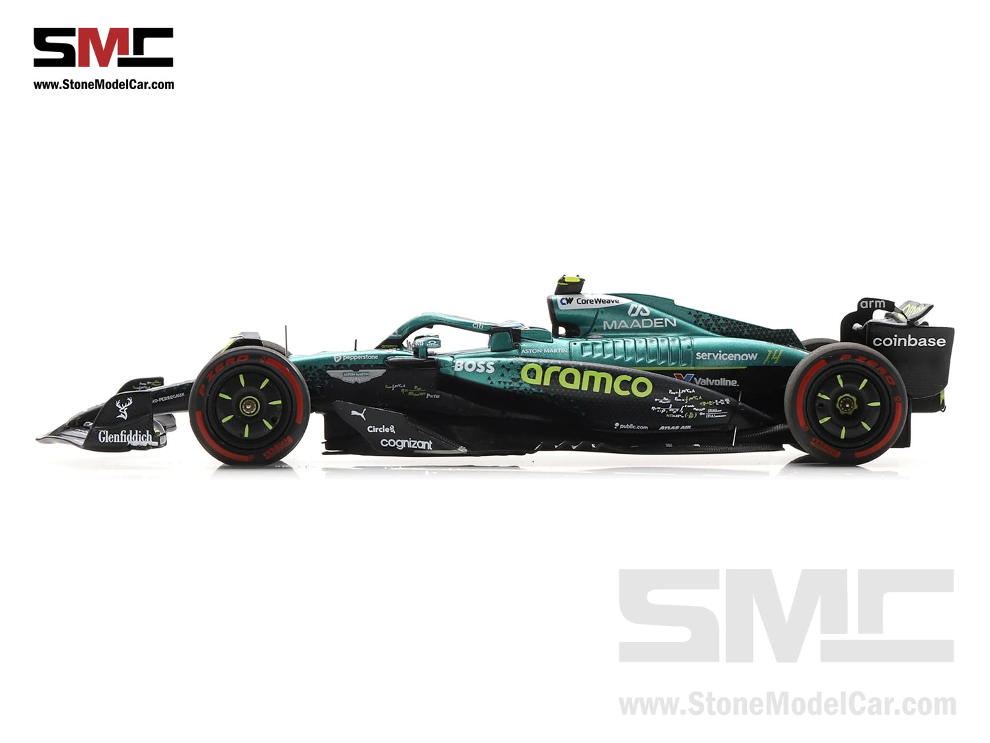 Aston Martin F1 AMR25 #14 Fernando Alonso US Austin GP 2025 Special Livery Spark 1:43 S9648