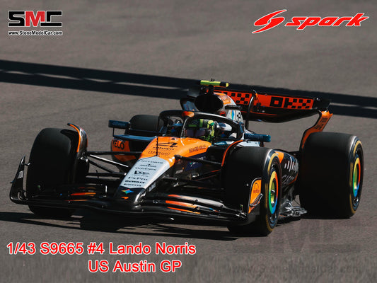 [Pre-Order] McLaren F1 MCL39 #4 Lando Norris US Austin GP 2025 Special Livery 1:43 Spark S9665
