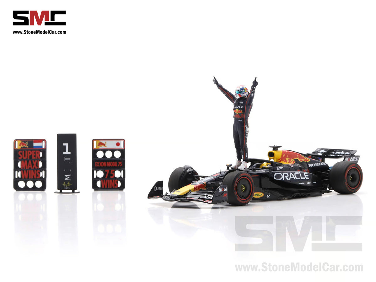 [Pre-Order] Red Bull F1 RB21 #1 Max Verstappen US Austin GP Winner 2025 1:43 Spark Figure Edition
