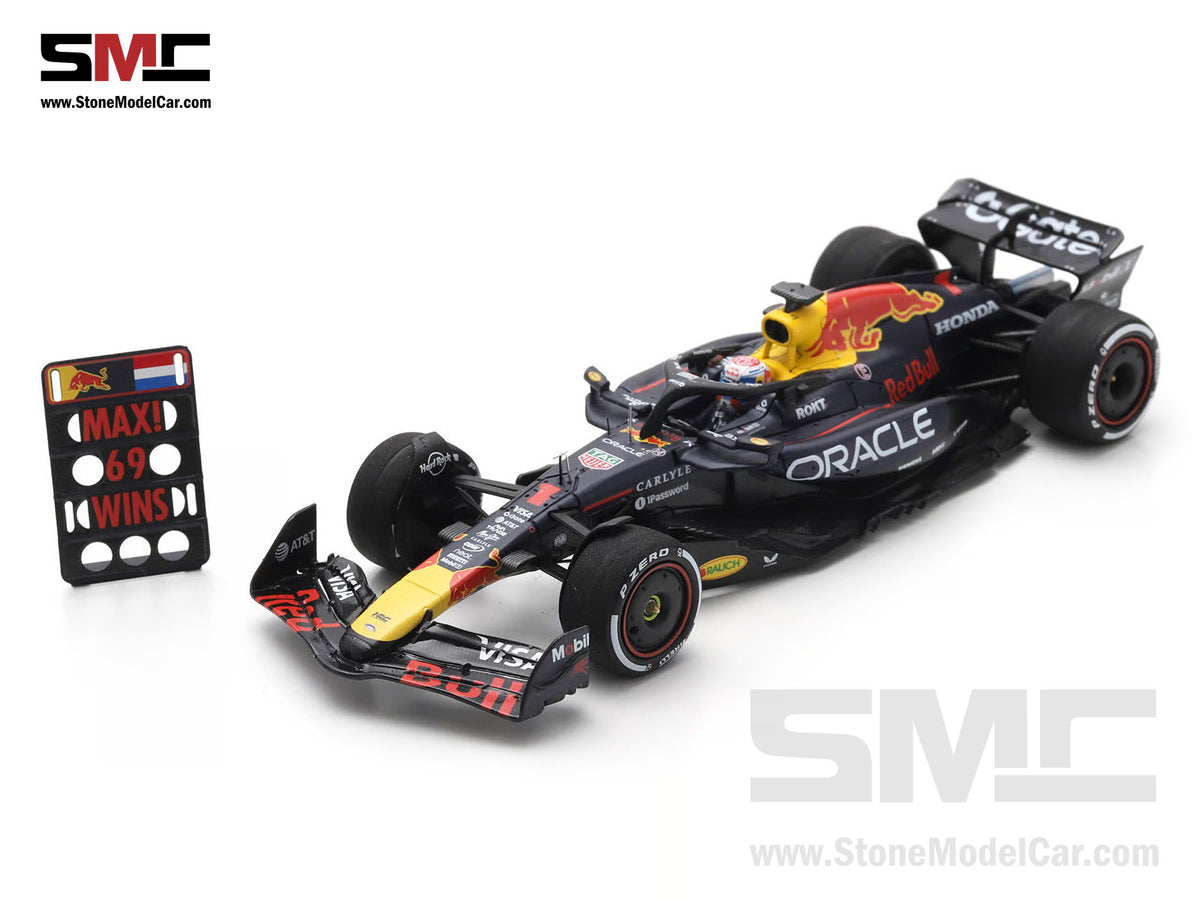 Red Bull F1 RB21 #1 Max Verstappen US Las Vegas GP Winner 2025 1:43 Spark S9669