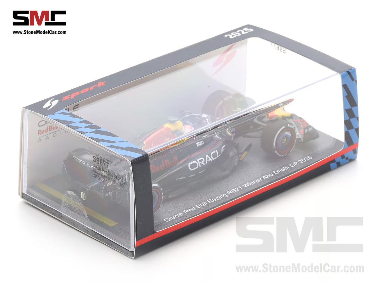 Red Bull F1 RB21 #1 Max Verstappen Abu Dhabi GP Winner 2025 1:43 Spark S9677
