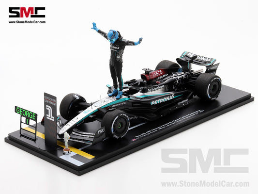 [Pre-Order] Mercedes F1 W15 E Performance #63 George Russell Las Vegas GP Winner 2024 Spark 1:18 Special Edition