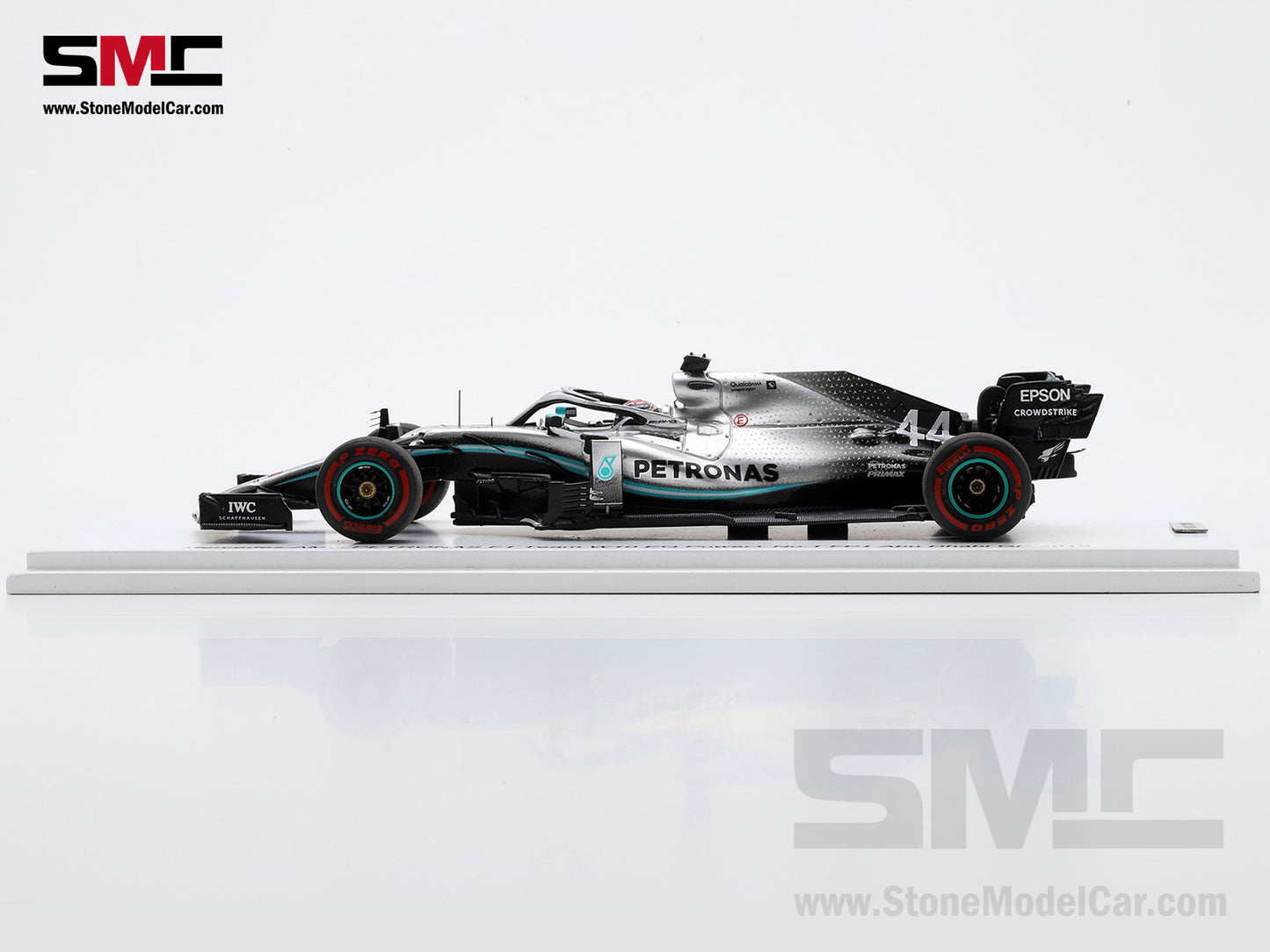 [Pre-Order] Mercedes F1 W10 #44 Lewis Hamilton Abu Dhabi GP Practice 2019 6x World Champion 1:43 Spark