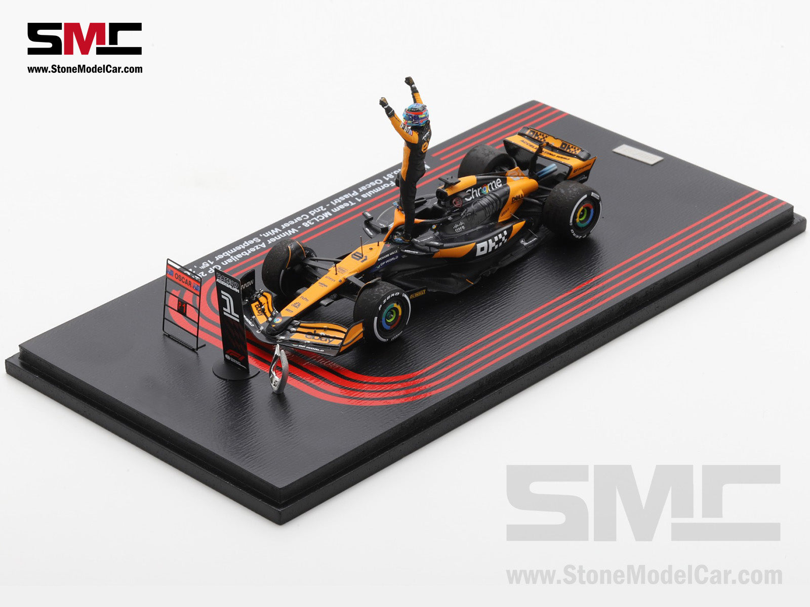 ミニカー PMA 1/43 Reynard F3 & McLaren MP4/9 McLaren F1 MCL38 #81 Oscar Piastri Azerbaijan GP Winner 2024 2nd