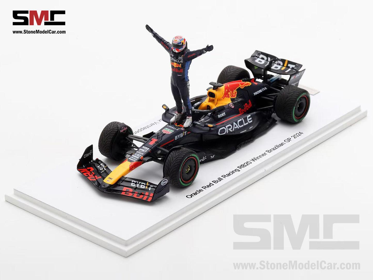 [Pre-Order] Red Bull F1 RB20 #1 Max Verstappen Brazil GP Winner 2024 World Champion 1:43 Spark Special Figrine Edition