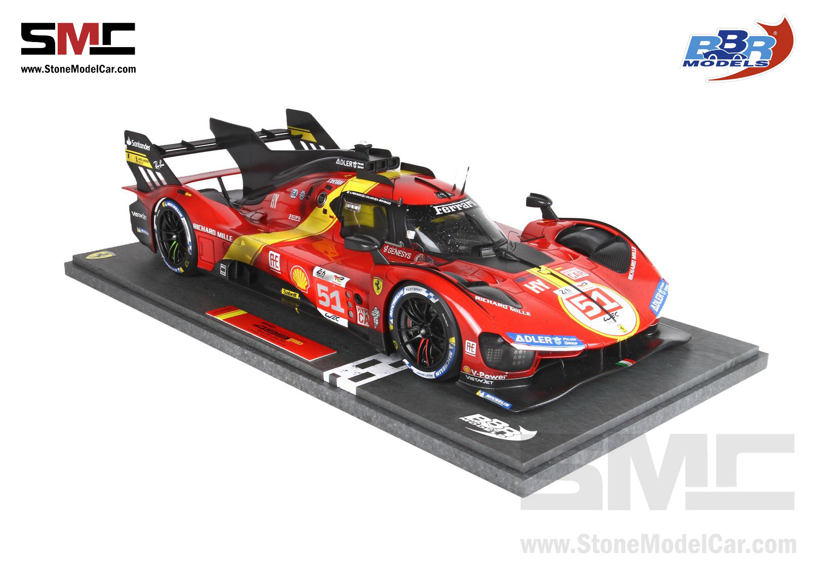 Ferrari 499P #51 AF CORSE Winner 24H Le Mans 2023 BBR 1:12