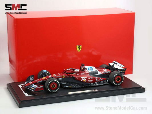 Ferrari F1 SF-25 #16 Charles Leclerc Monaco GP 2025 Shell Special Livery BBR 1:12 BBR1227C16
