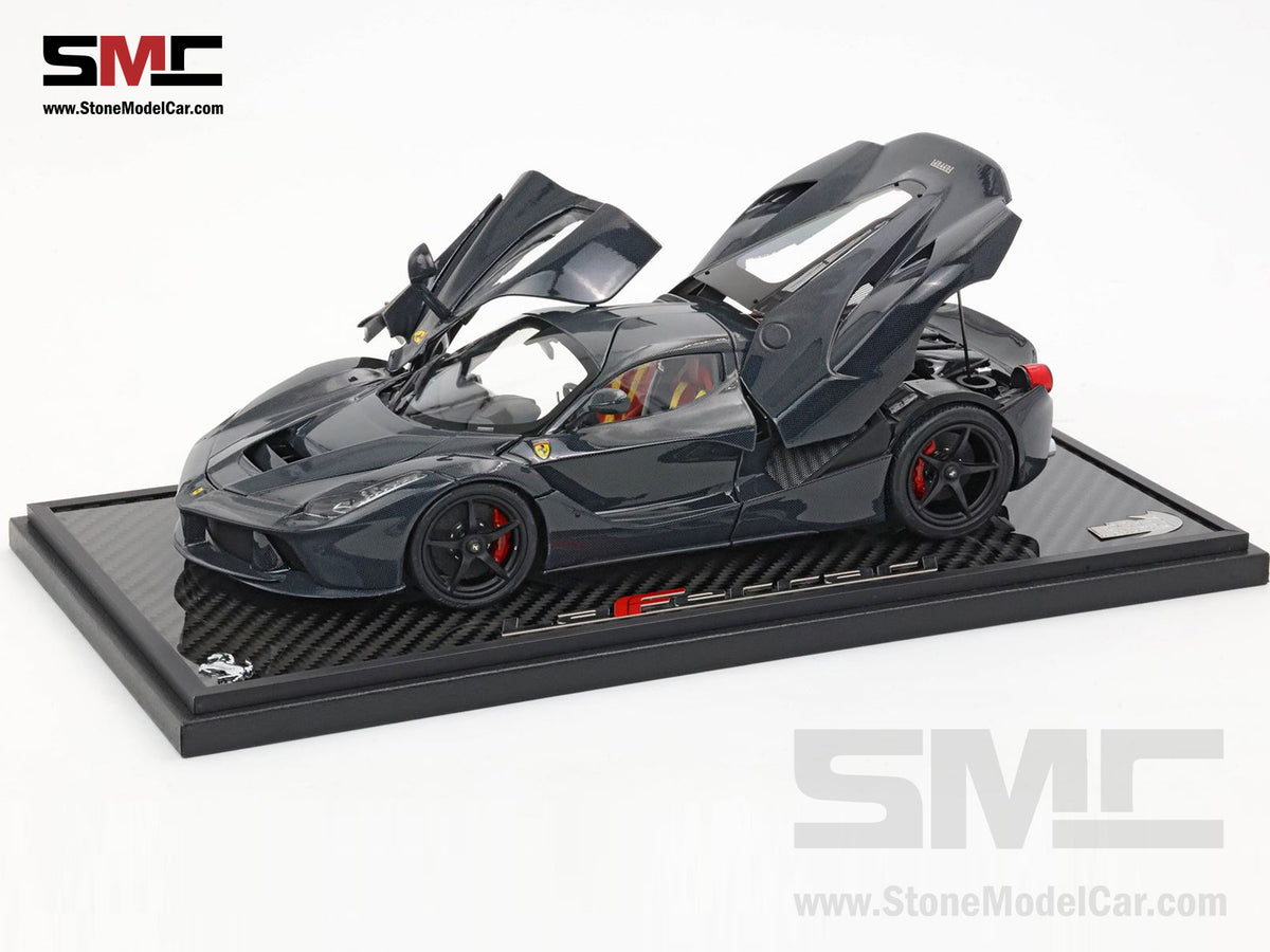 BBR High End Ferrari 1:18 LaFerrari Full Carbon Diecast Full Open with Carbon Base