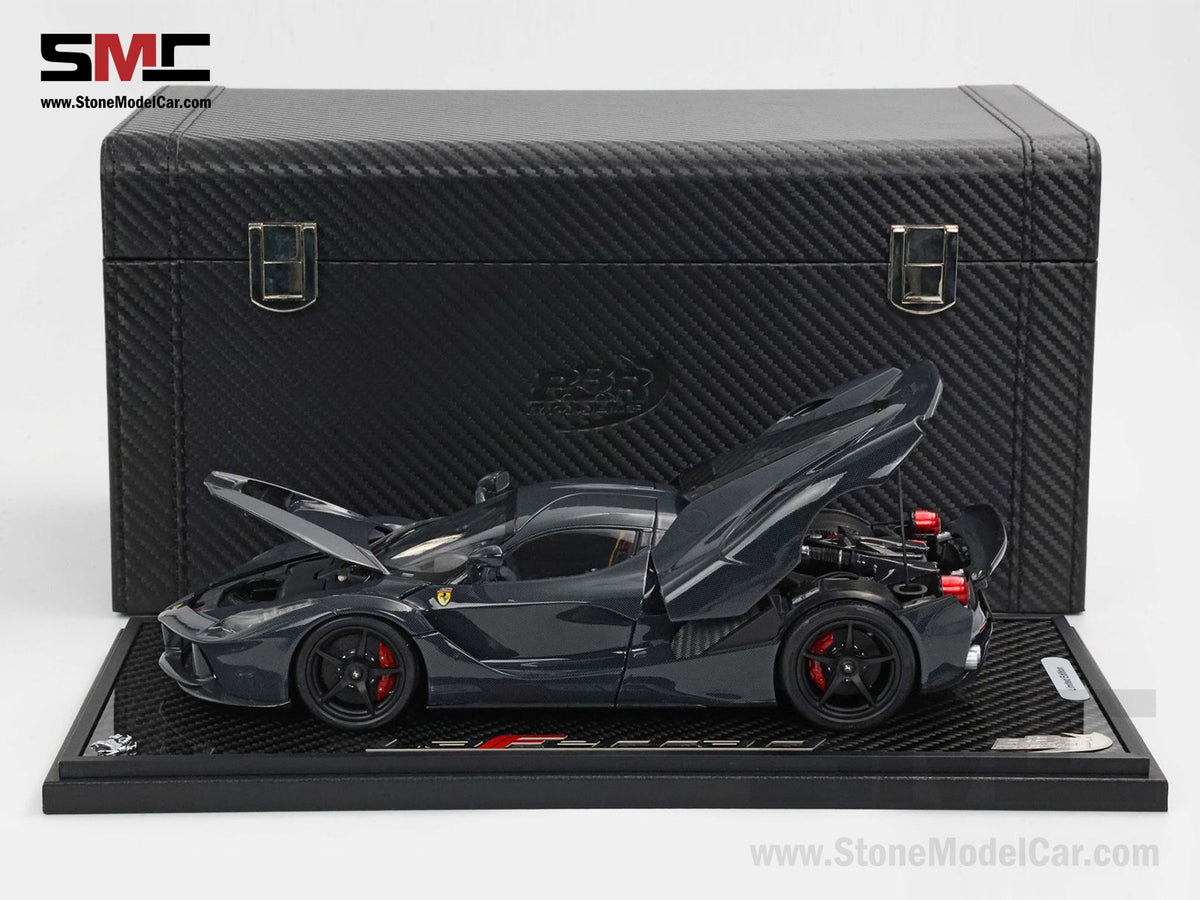 BBR High End Ferrari 1:18 LaFerrari Full Carbon Diecast Full Open with Carbon Base