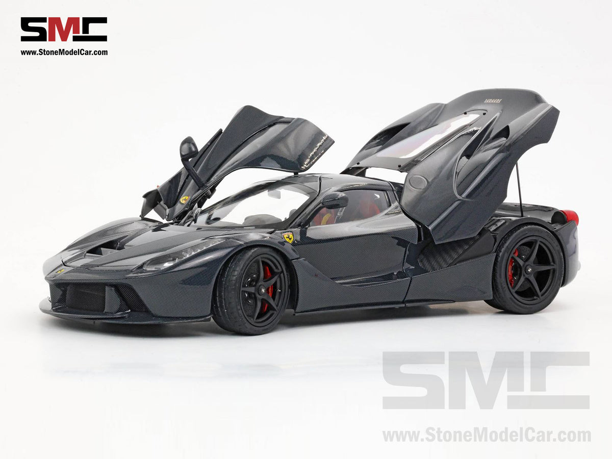 BBR High End Ferrari 1:18 LaFerrari Full Carbon Diecast Full Open with Carbon Base