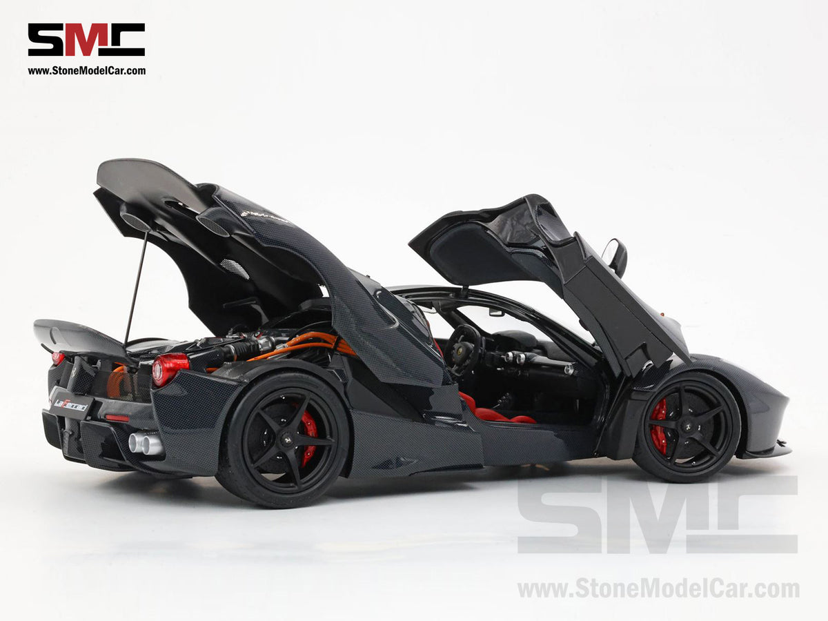 BBR High End Ferrari 1:18 LaFerrari Full Carbon Diecast Full Open with Carbon Base