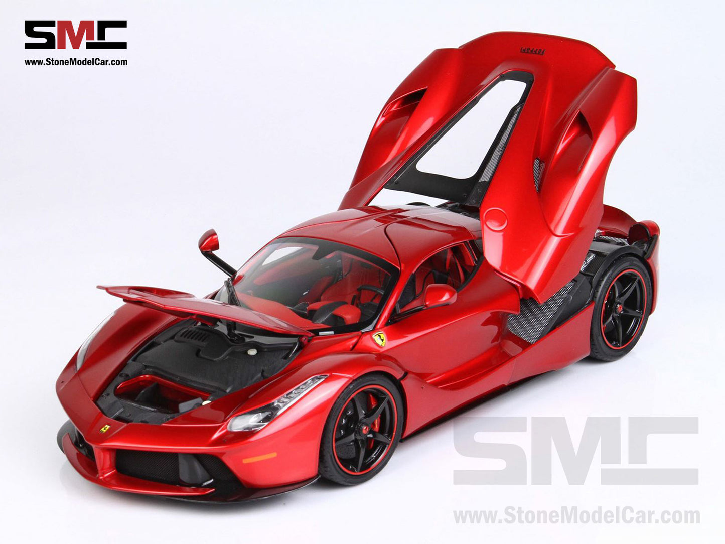 [Pre-Order] BBR High End Ferrari 1:18 LaFerrari Lewis Hamilton Metallic Red Fire Rosso Fuoco Metallizzato Full Open