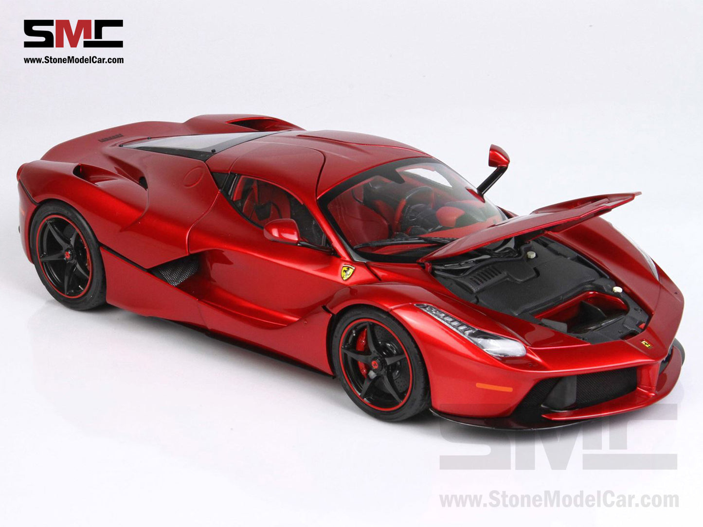 [Pre-Order] BBR High End Ferrari 1:18 LaFerrari Lewis Hamilton Metallic Red Fire Rosso Fuoco Metallizzato Full Open