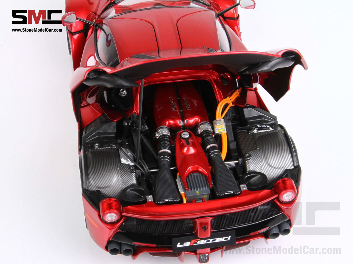 [Pre-Order] BBR High End Ferrari 1:18 LaFerrari Lewis Hamilton Metallic Red Fire Rosso Fuoco Metallizzato Full Open