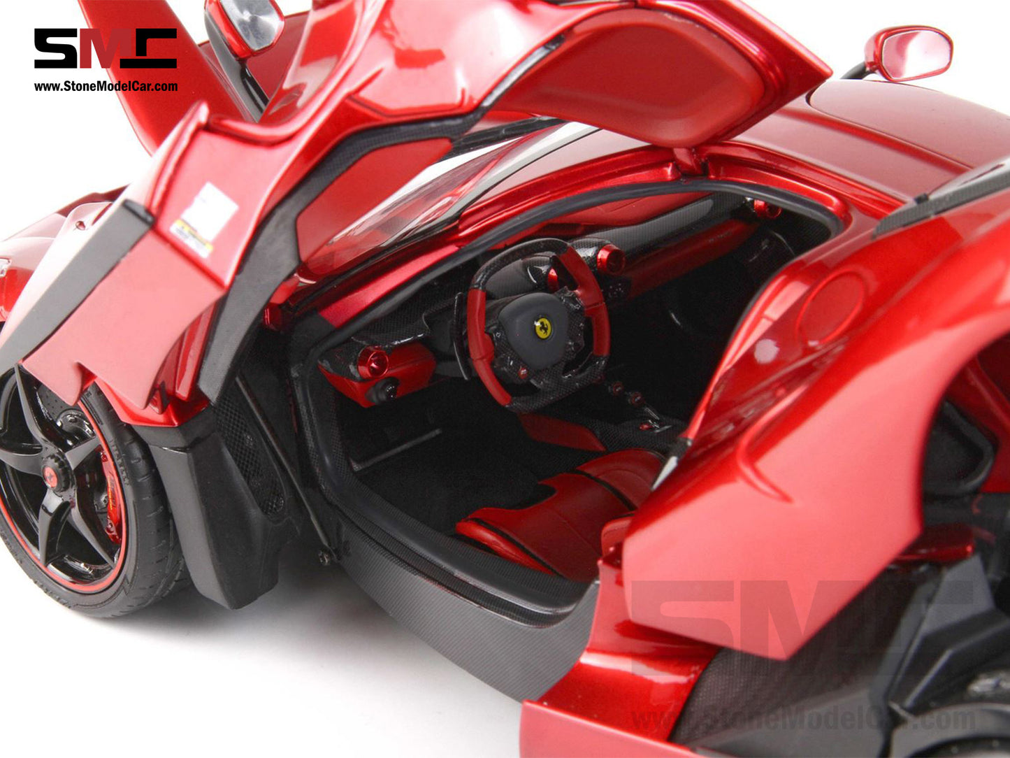 [Pre-Order] BBR High End Ferrari 1:18 LaFerrari Lewis Hamilton Metallic Red Fire Rosso Fuoco Metallizzato Full Open