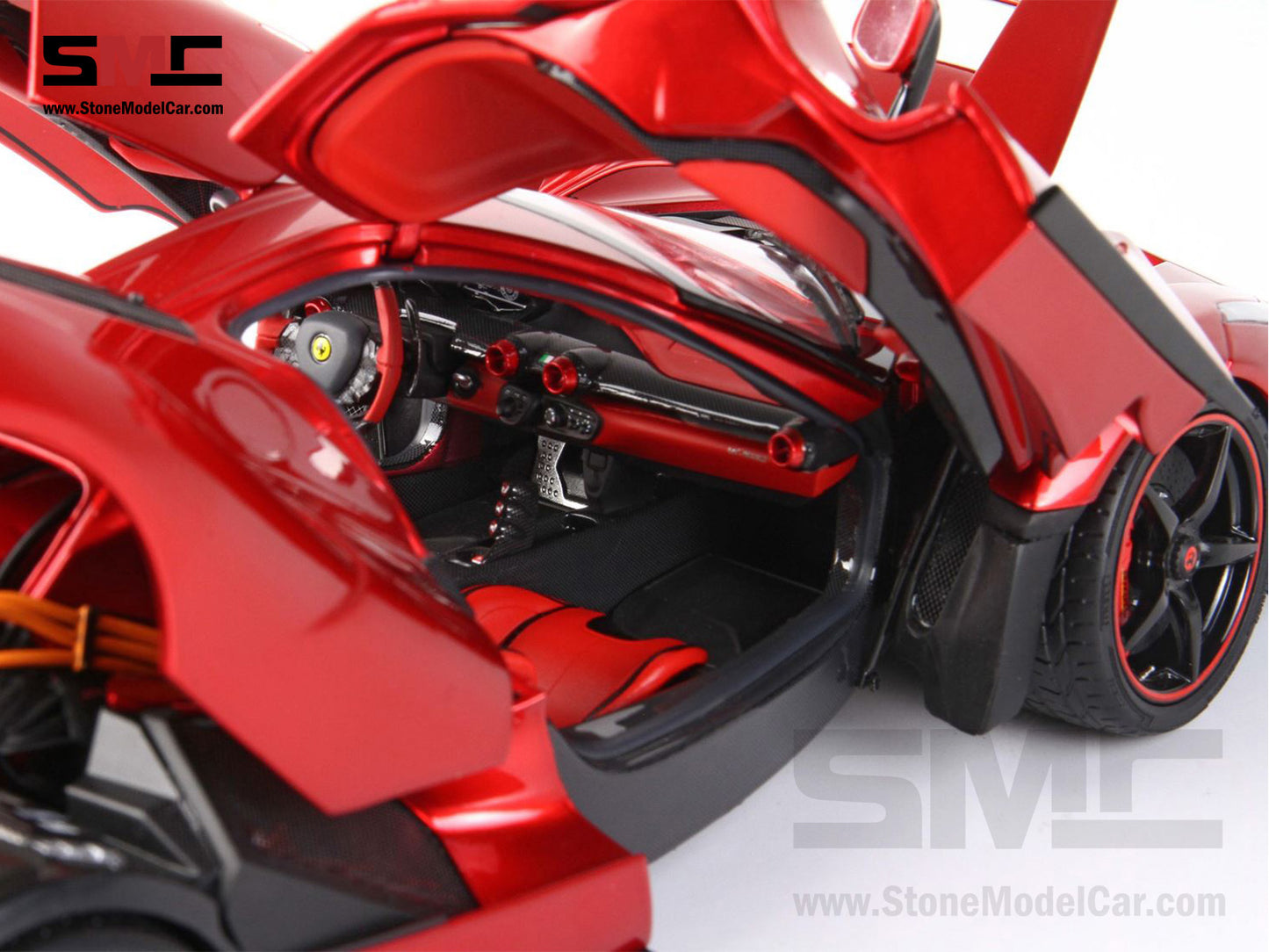 [Pre-Order] BBR High End Ferrari 1:18 LaFerrari Lewis Hamilton Metallic Red Fire Rosso Fuoco Metallizzato Full Open