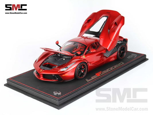 [Pre-Order] BBR High End Ferrari 1:18 LaFerrari Lewis Hamilton Metallic Red Fire Rosso Fuoco Metallizzato Full Open
