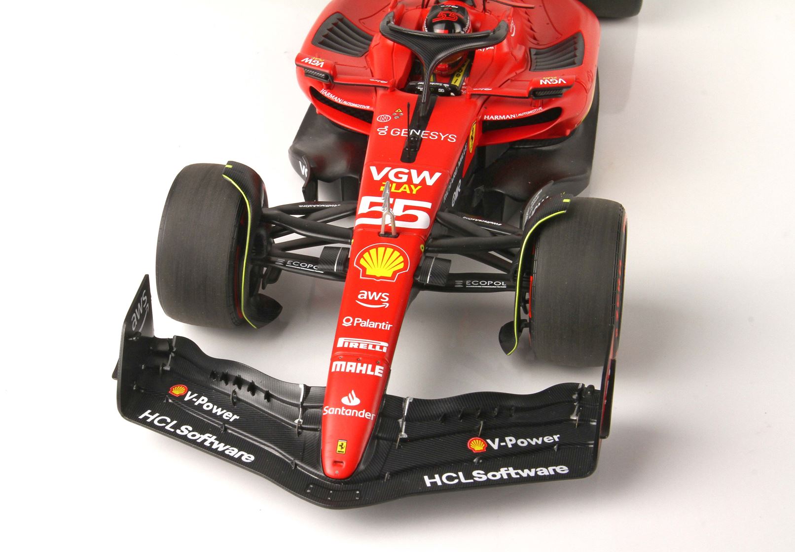 Diecast model cars Ferrari F1 1/18 Look Smart -75 No.55 Scuderia formule 1  GP Italie 2022 