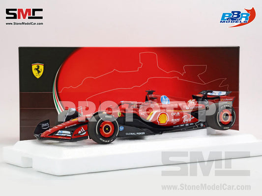 [Pre-Order] Ferrari F1 SF-24 #16 Charles Leclerc Winner US GP Austin 2024 BBR 1:18 Polifoam Packaging