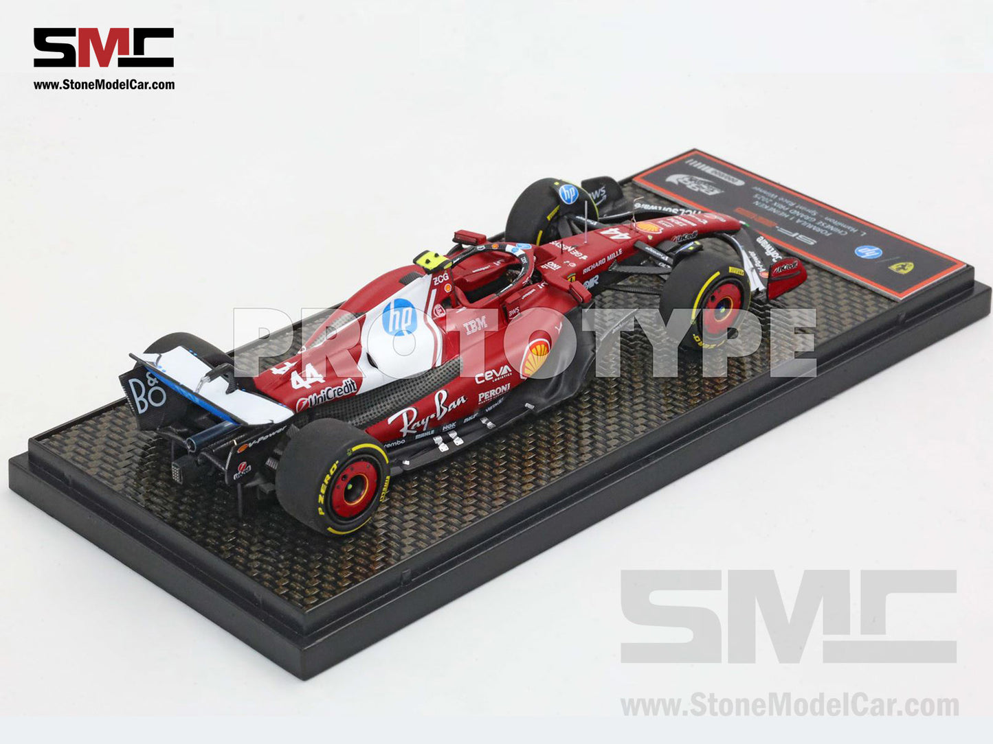 [Pre-Order] Ferrari F1 SF-25 #44 Lewis Hamilton Chinese GP Sprint Winner 2025 BBR 1:43 BBRC321A44