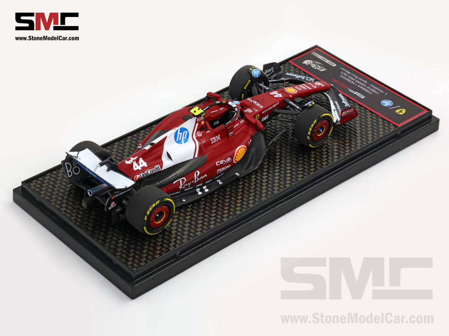 [Pre-Order] Ferrari F1 SF-25 #44 Lewis Hamilton Chinese GP Sprint Winner 2025 BBR 1:43 BBRC321A44